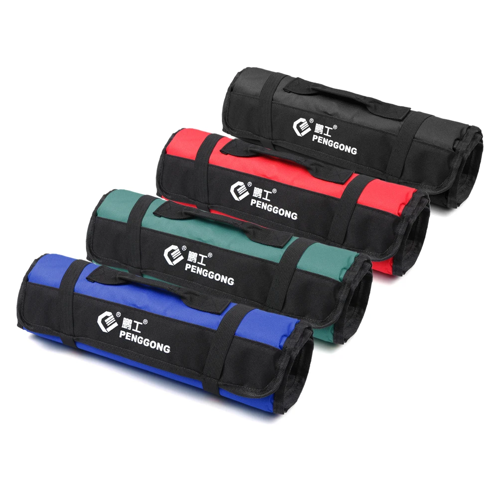 PENGGONG Multifunction Tool Bag Organizer Holder Oxford Canvas Tools Roll 4 Colors instrument