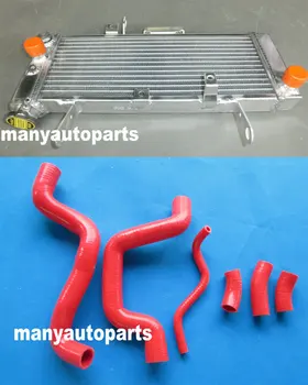 

FOR SUZUKI SV650N SV650 SV 650 650V 03 04 2003 2004 FULL ALUMINUM RADIATOR WITH RED HOSE