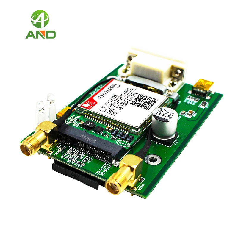 LTE CAT4 4G 3G GPS SIM7600A H PCIE к RS232 DB9 mini USB интерфейс модем B2 B4 B12|Интегральные схемы| |