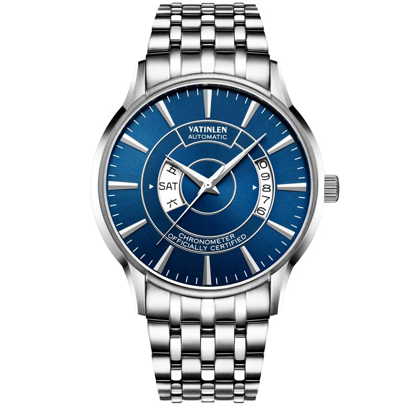 

Man Wrist Watch Steel Bring Leisure Time Even-numbered Days Experience Fully Automatic Mechanics Surface Male Surface 9001