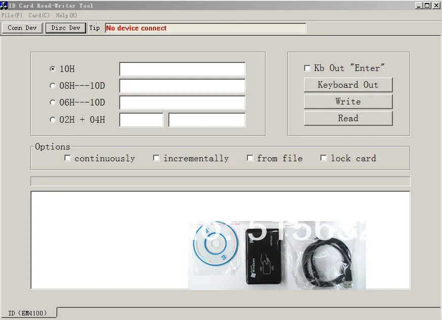 RFID кардридер T5557/ T5567/T5577/EM4305/125 4200 кГц|em card reader|rfid id125khz rfid reader |