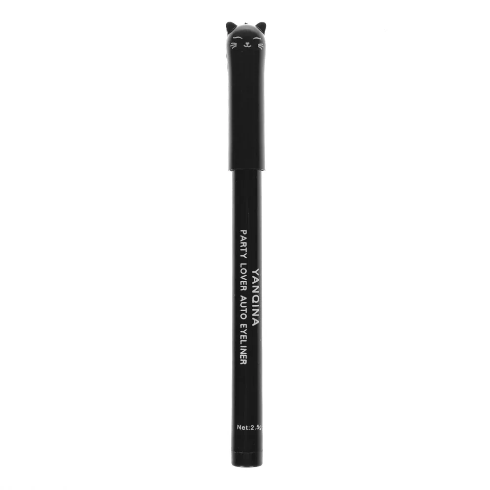 1pcs black full-length waterproof liquid eyeliner pencil style cat makeup cosmetic tool high quality Dropshipping