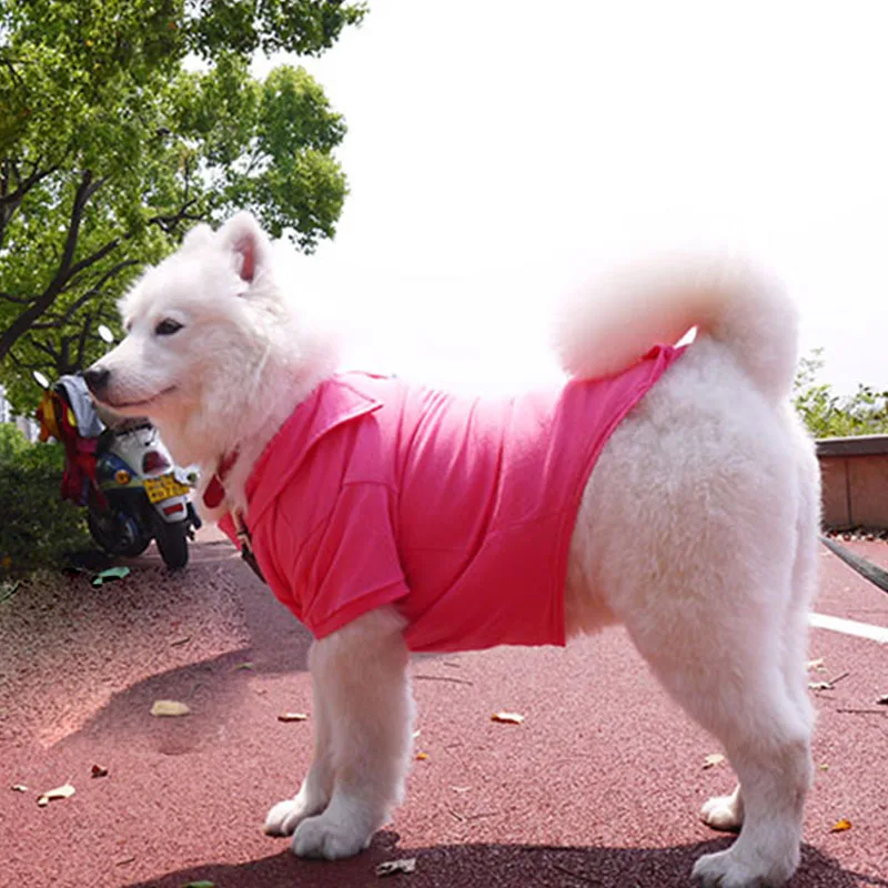 100 cotton big large Dog Pet Clothes for dog golden retrieve summer