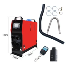 Parking Fuel Air Heater 5KW 12V Car Air Diesel Heater All-in-One Machine Single Hole LCD Monitor Car Accessories Car Heater 5kw mini silent diesel generator 6 25kva all in one genset