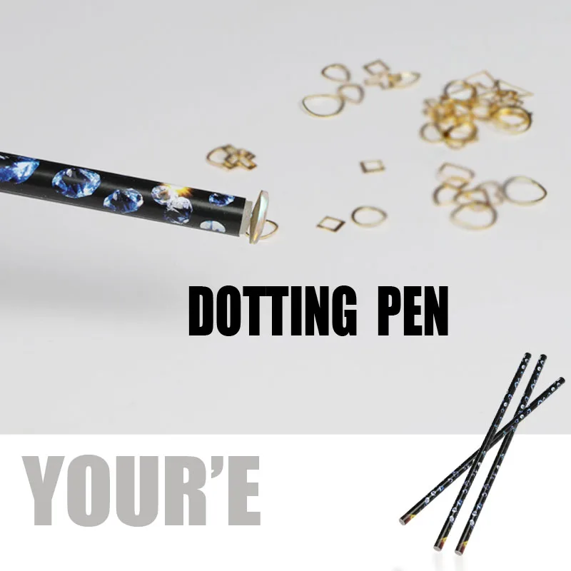 Аппликатор для стразов Pen расставить легко поднимая маникюр стразы шпильки восковая Ручка 3D украшение ногтей выбора Nail Art инструменты