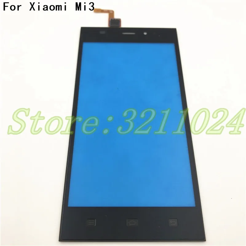Оригинальный Для XiaoMi 3 Mi3 сенсорный экран дигитайзер сенсор Замена оригинальная