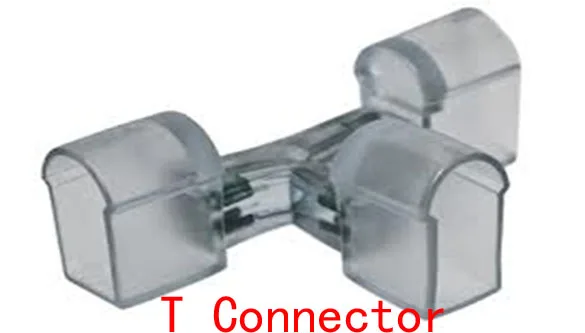 

Free Shipping 14*26MM LED NEON FLEX T connector led neon Accessory PVC I type T type L type LED Neon Flex Connectors