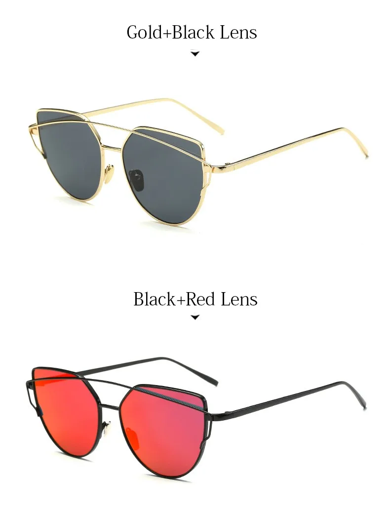 Cat eye Women Sunglasses Women Brand Design Mirror Flat Rose Gold Vintage Cateye Sun glasses For Women lady Eyewear HTB1T.VZNpXXXXbaXXXXq6xXFXXXg - Cat eye Women Sunglasses Women Brand Design Mirror Flat Rose Gold Vintage Cateye Sun glasses For Women lady Eyewear