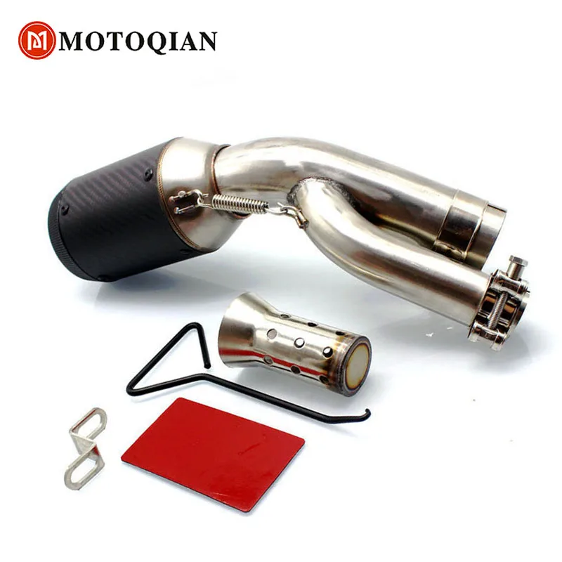 

For BMW S1000RR S1000XR S1000R 2017 2018 Motorcycle 51mm Exhaust Muffler Middle Link Pipe Escape Connection System Connector