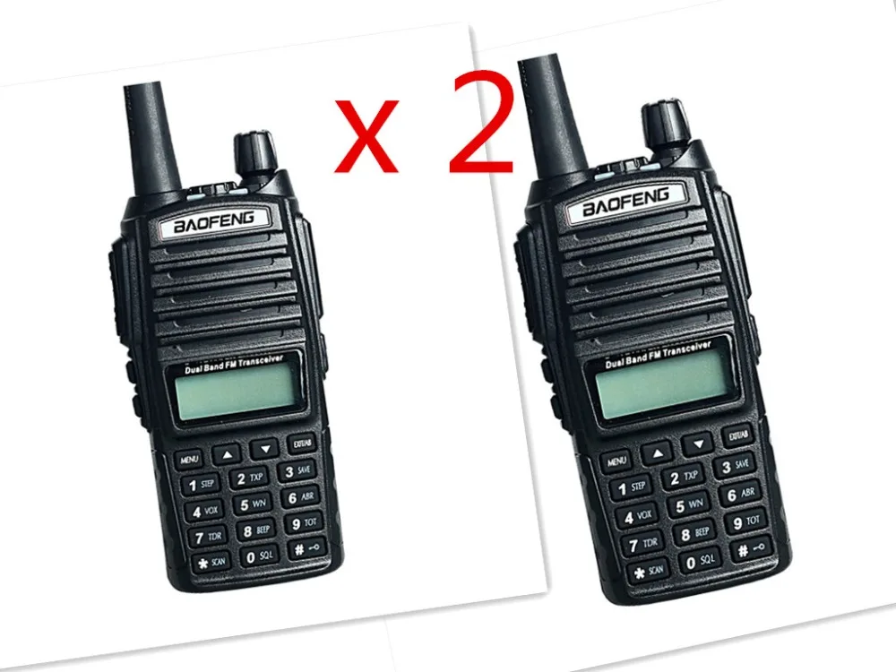BaoFeng UV-82 Dual Band Two-way Radio VHF 136-174 UHF 400-520mhz Walkie Talkie