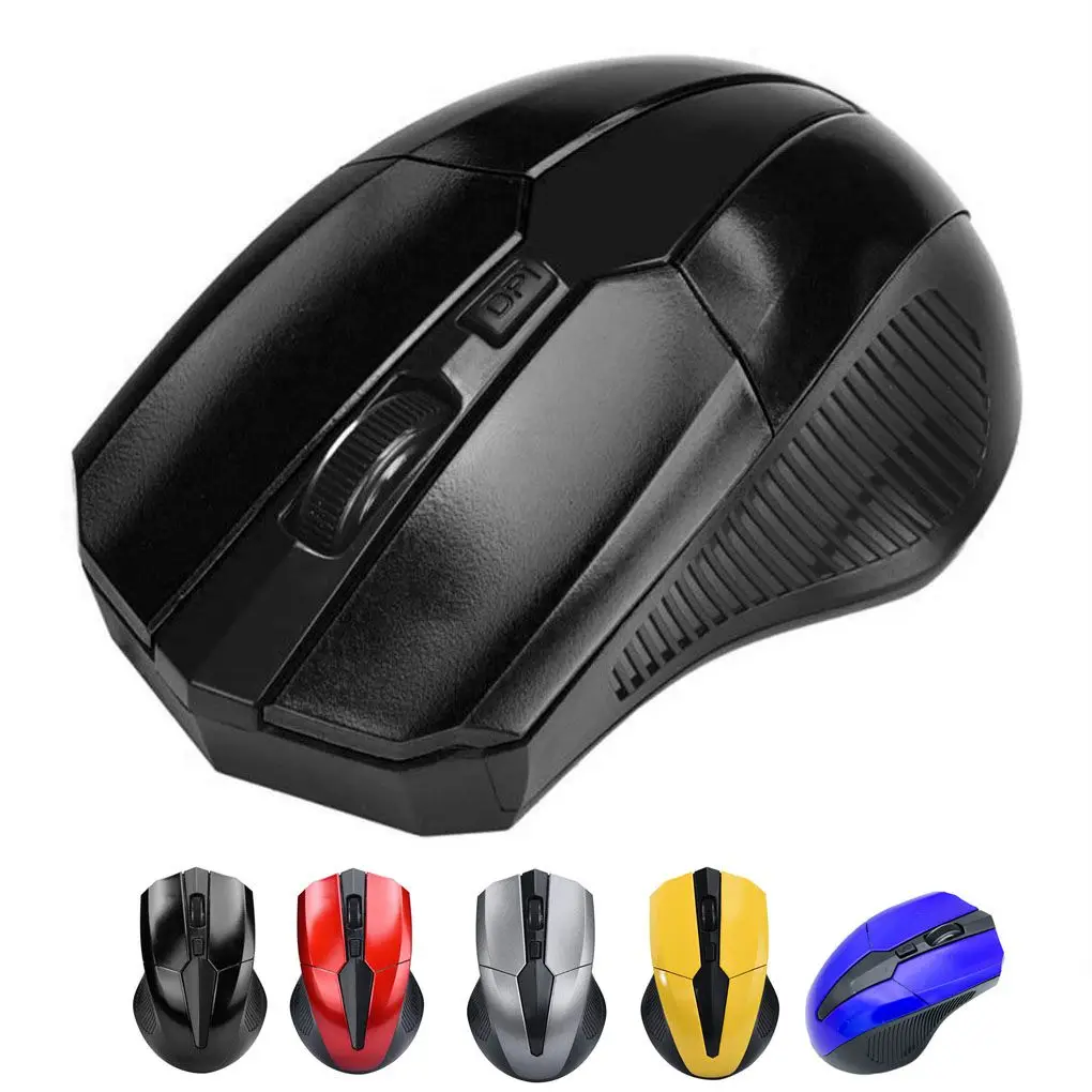 

Wireless Gaming-Macro Mouse 4 Buttons 2000 DPI Ergonomics Gamer Mice PC Gaming Laptop Notebook