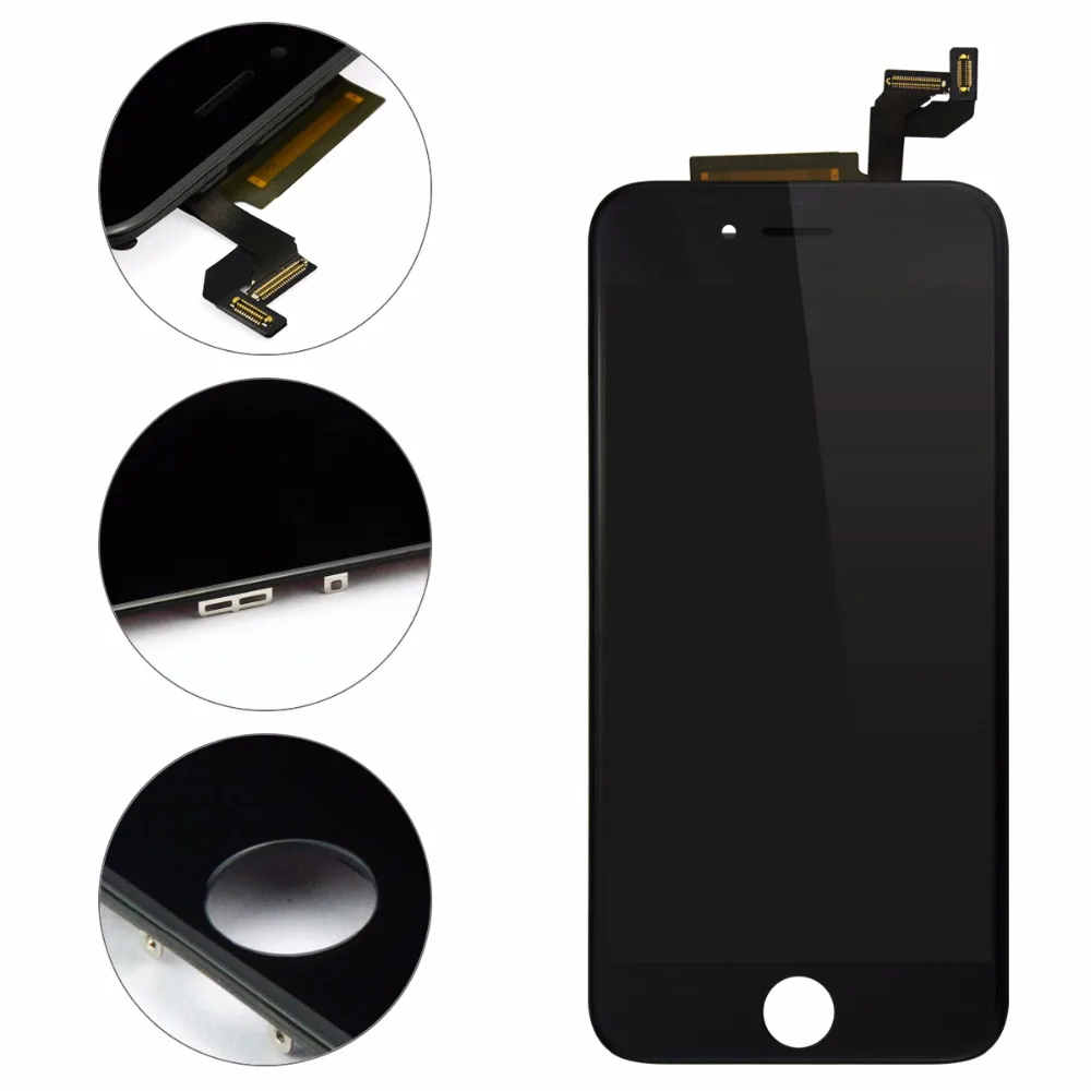 1 шт. экран Pantalla для iPhone 6 ЖК дисплей 6S 7 8 OEM 3D сенсорный AAA в сборе черный белый с