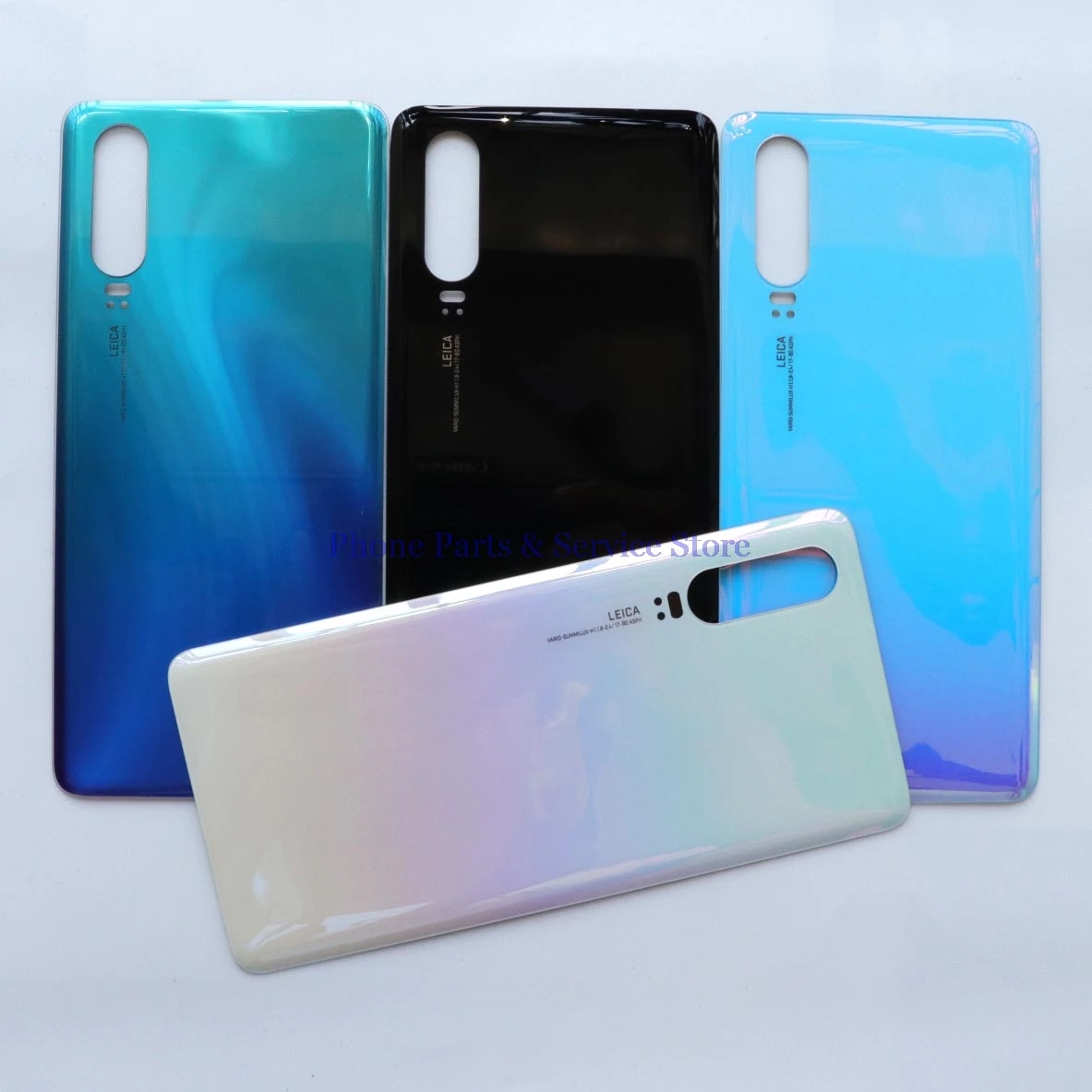 Для huawei P30 Задняя стеклянная крышка корпус батарея задняя дверь запасные части+ клейкая наклейка P30 запасные части