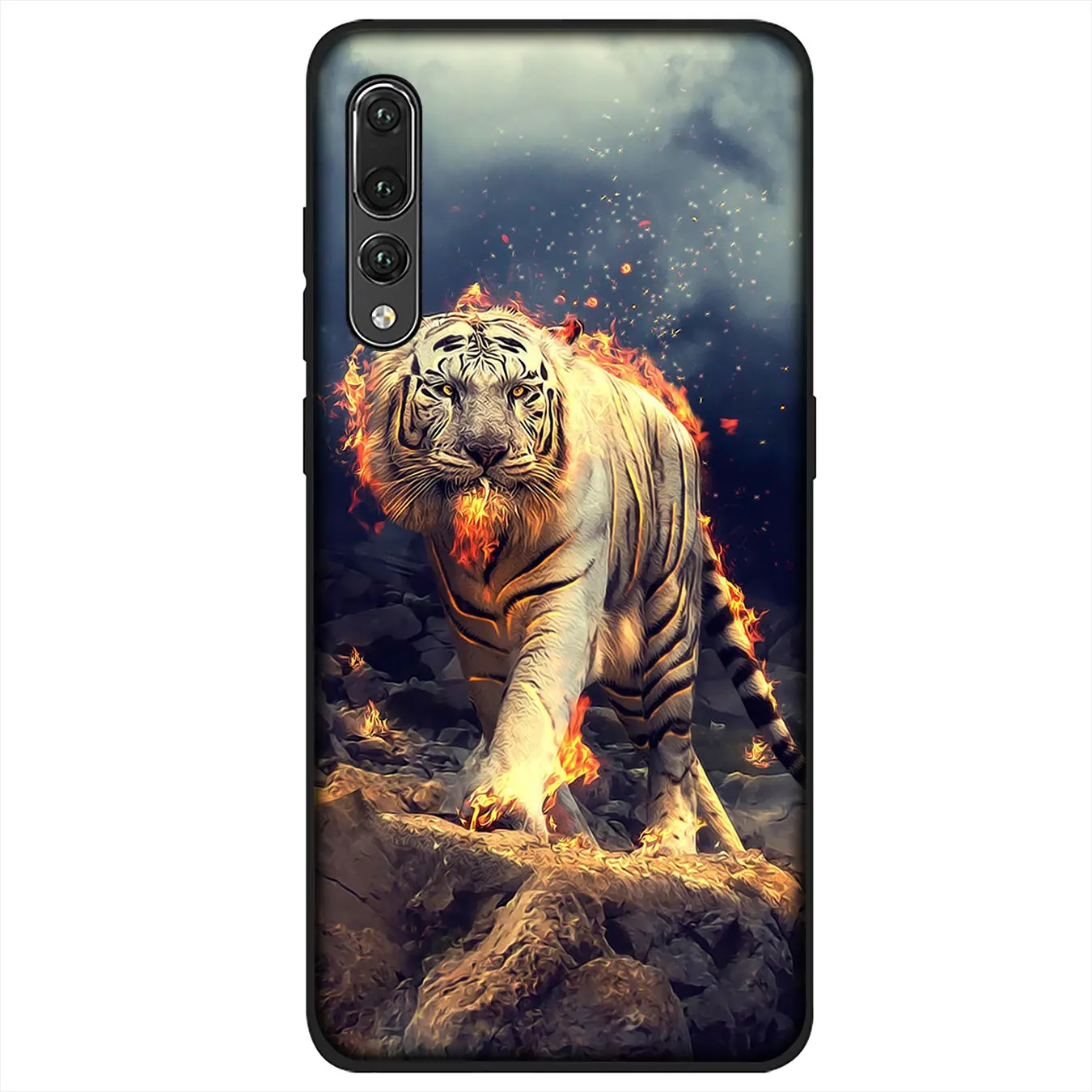 YIMAOC тигр лев леопард черная пантера мягкий чехол для Huawei Y9 Y7 Y6 Prime 2019 Honor 20 8C 8X 8 9 9X 10
