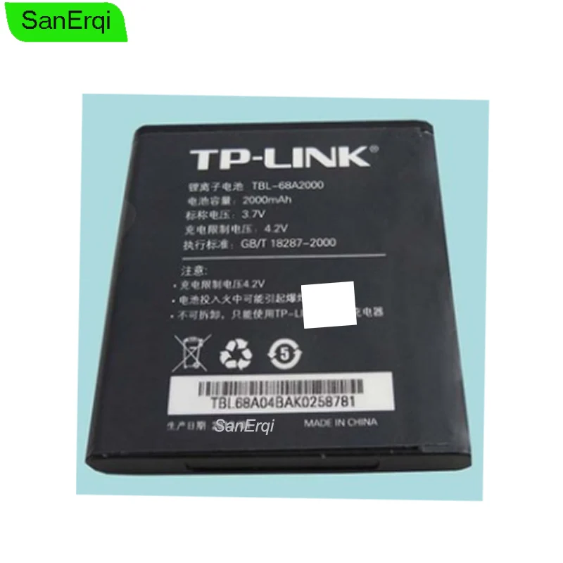 TBL-68A2000 Батарея для TP-LINK TL-MR11U TL-MR3040 Wi-Fi роутер 2000 мА/ч, 3,7 V Батарея мА/ч. Аккумулятор Bateria