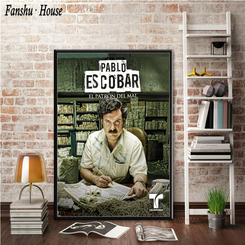 Постеры и принты Pablo Escobar персонаж Легенда плакат декоративная Картина на холсте настенная художественная картина для гостиной домашний декор