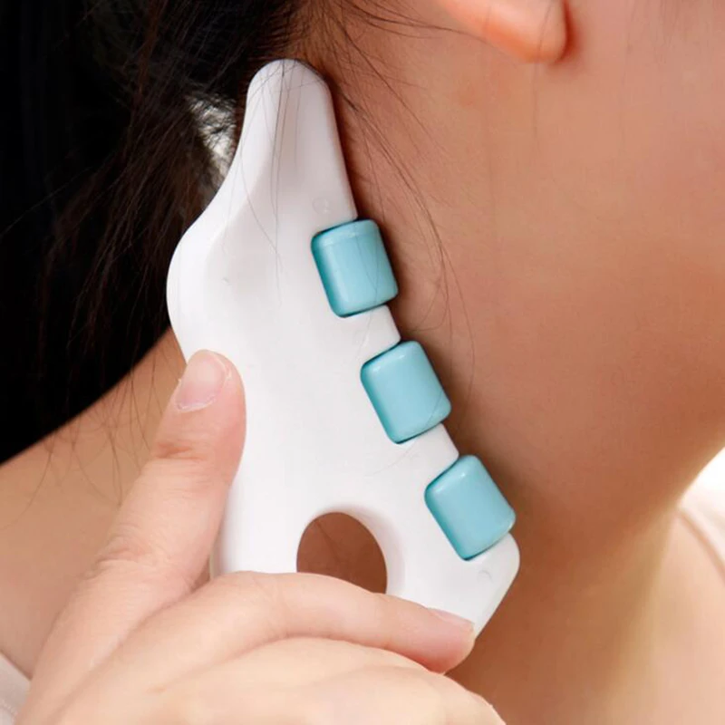 Gua Sha Back Massager Neck Face Massager Roller Slimming Face Health