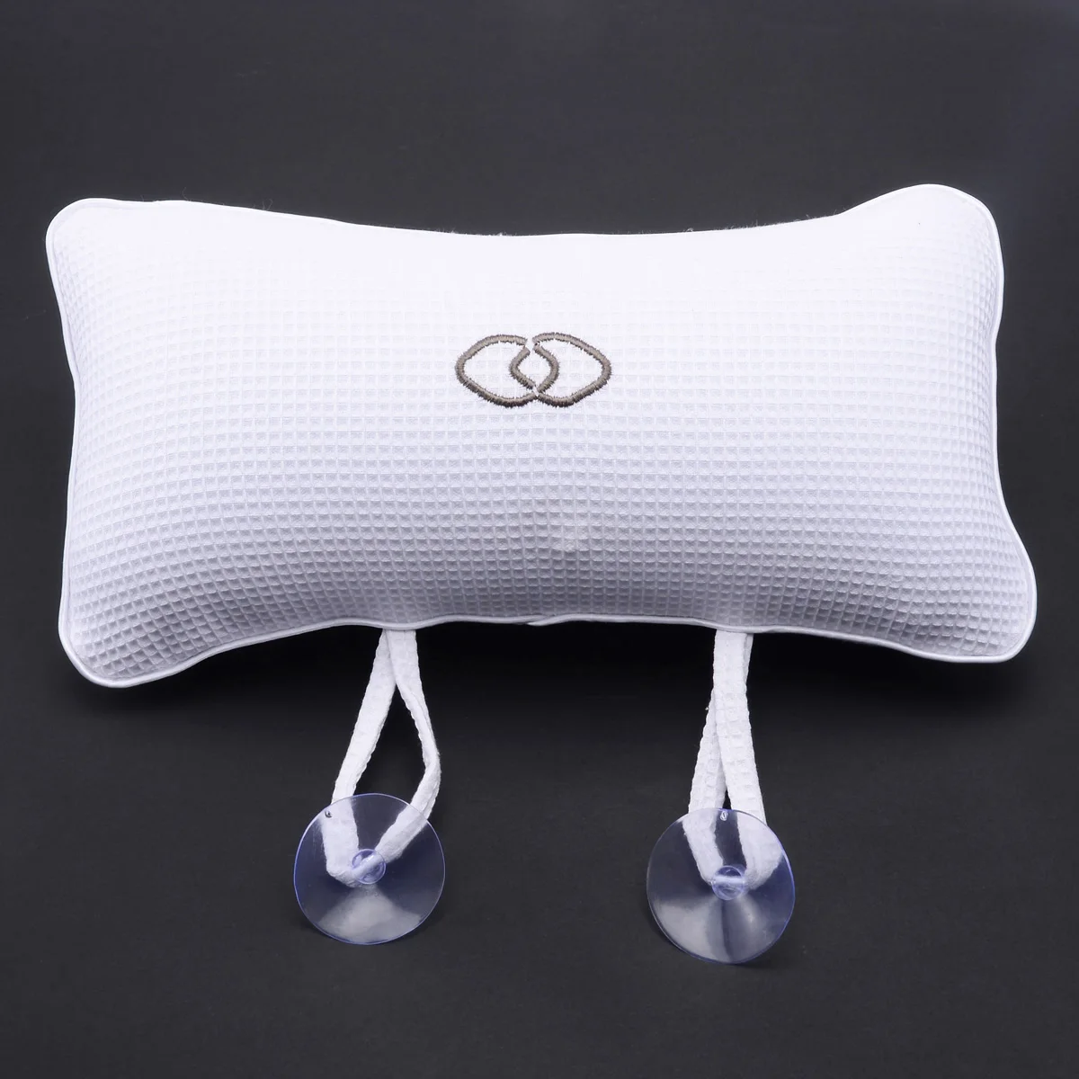 Bathtub Pillow Spa Bath Cushion Head Neck Rest Relax With Suction Cup Anti-slip 350 x 200mm PVC Comfortable Pillow Cushion