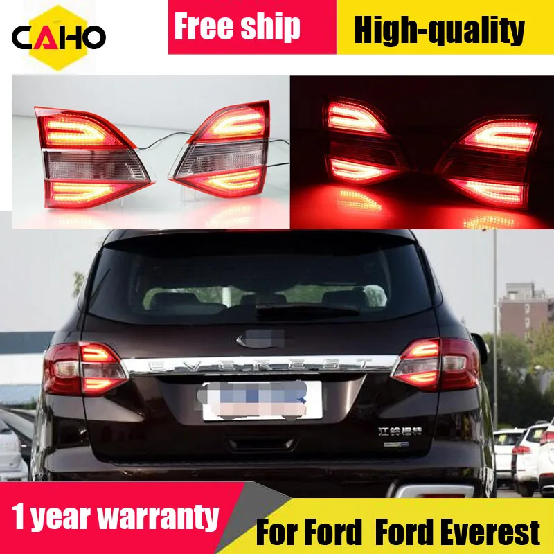 

For Ford Everest 2016 2017 2018 Multi-function LED Tail light Rear Reflector Bumper Lights Car Rear driving Brake Light Fog Lamp