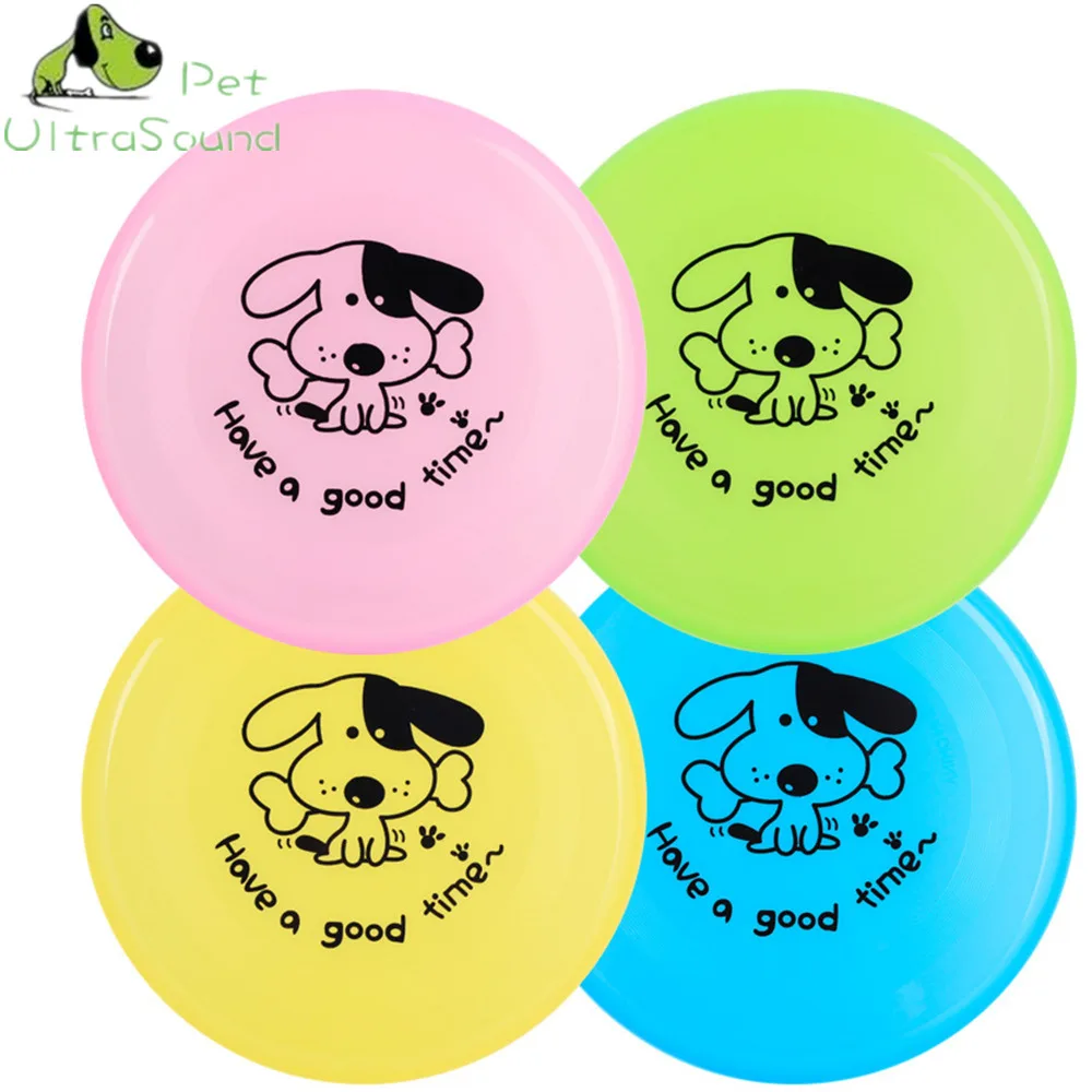 

ULTRASOUND PET Dog Flying Discs Toys Face Plastic Pet Training Good Flexibility Moderate Hardness Not Fade Diameter 20cm