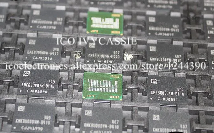 

KMK8U000VM-B410 eMMC 16GB EMCP BGA NAND flash memory IC chip Used Test Good