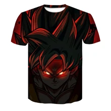 Dragon Ball Z T Shirts Mens Summer Fashion 3D Print Super Saiyajin Son Goku Black Zamasu Vegeta Dragon T-shirt Tops
