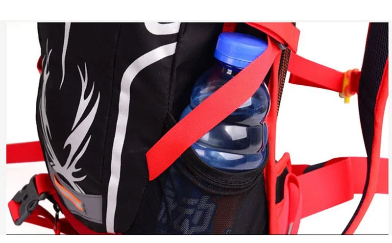 18L Waterproof Breathable Bicycle Backpack Outdoor Sports Riding Travel Mountaineering Hydration Water Bag with Rain Cover (33)