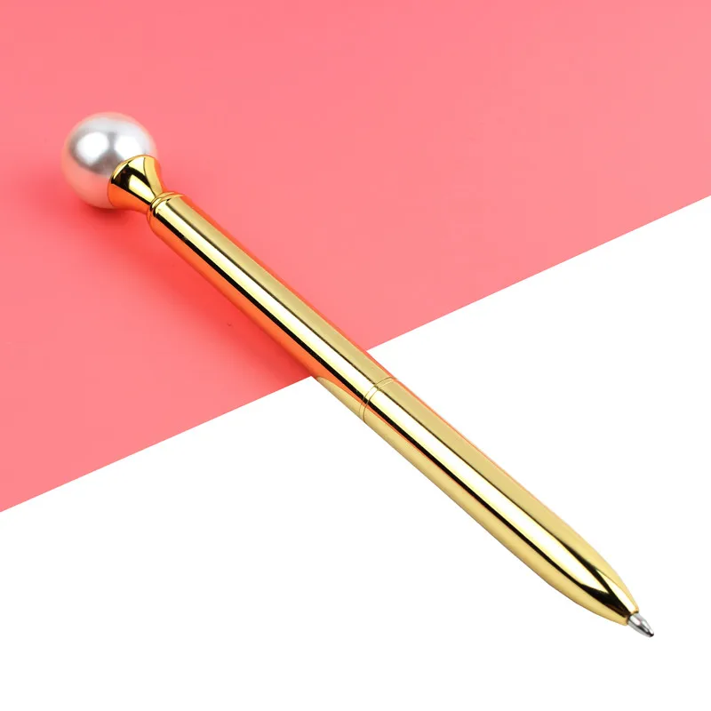 15 шт./лот, цветная перламутровая металлическая шариковая ручка, 15 цветов, Kawaii queen's crutch, шариковая ручка для школьных принадлежностей, boligrafos, ручки унисекс - Цвет: 15PCS Glossy Gold