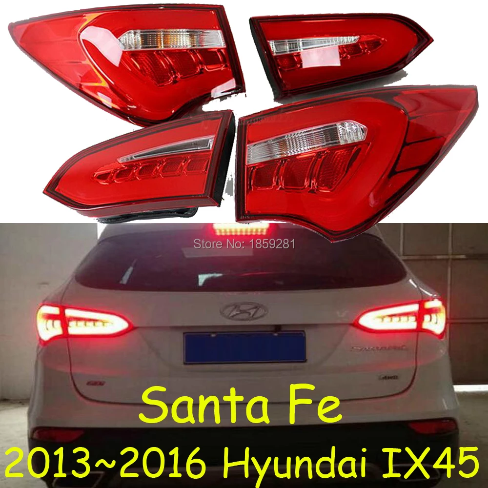 IX45 хвост светильник, Hyundai Santa Fe, 2013~,! Светодиодный, 4 шт./компл., IX45 задний светильник, IX45 туман светильник; Tucson, Santa Fe IX45