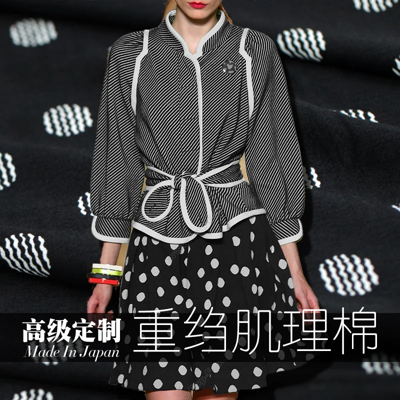 

Summer wave point fashion fabric custom fabric printing drape rayon fabric wholesale clothing cloth rayon material dress fabric