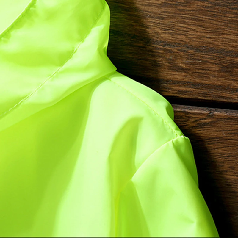 Oversize Men Windproof Cycling Jackets Male Male's Zip Thin Coat 2018 Autumn Sport Outdoor Hooded Waterproof Jackets Sportwear