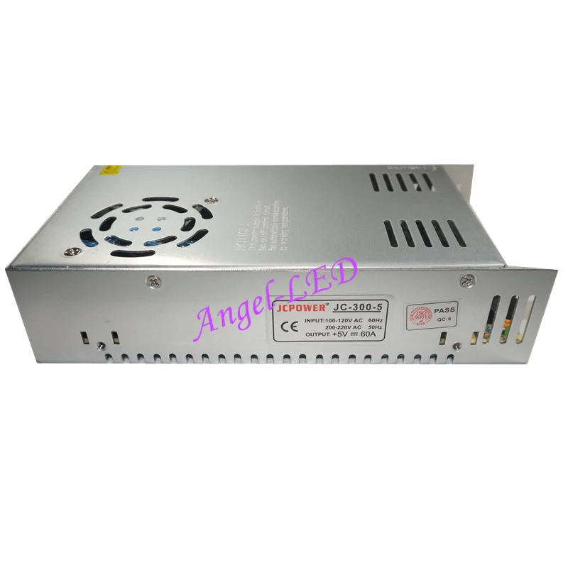 

high quality 5V 60A 300W Switching Power Supply Current Control Charger LED CCTV US4 led power Adapter for DC5V led strip lights