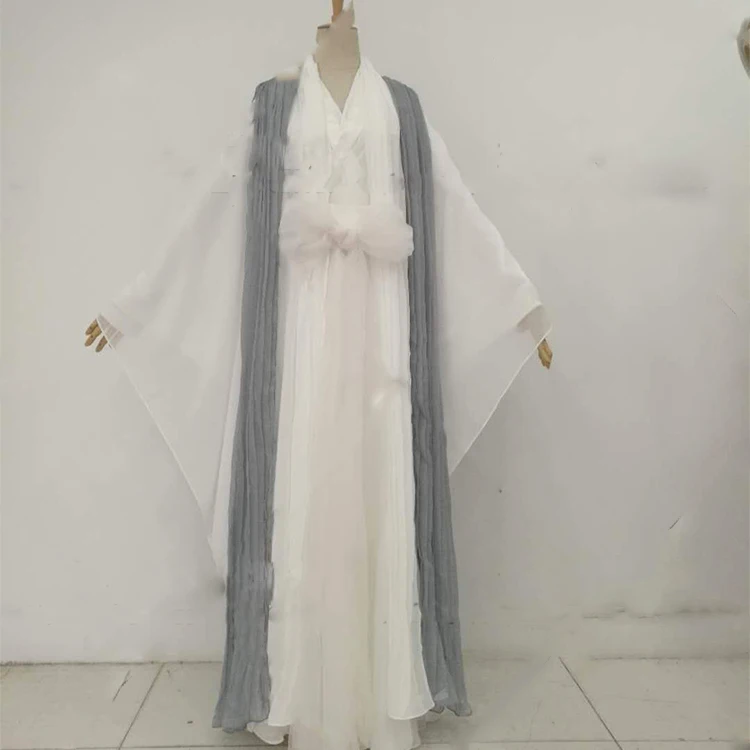 Фэн Цин Чэнь белый костюм феи с красными цветами Hanfu новейшая телевизионная игра