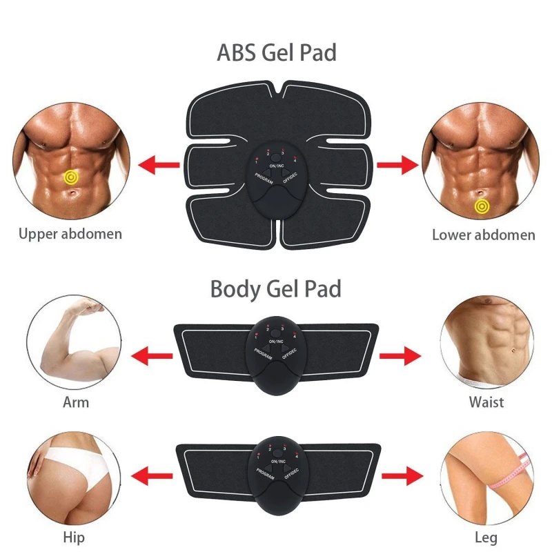 Беспроводной стимулятор мышц машина для похудения EMS брюшной мышц Тренажер тренировочный оборудование для фитнеса массажер