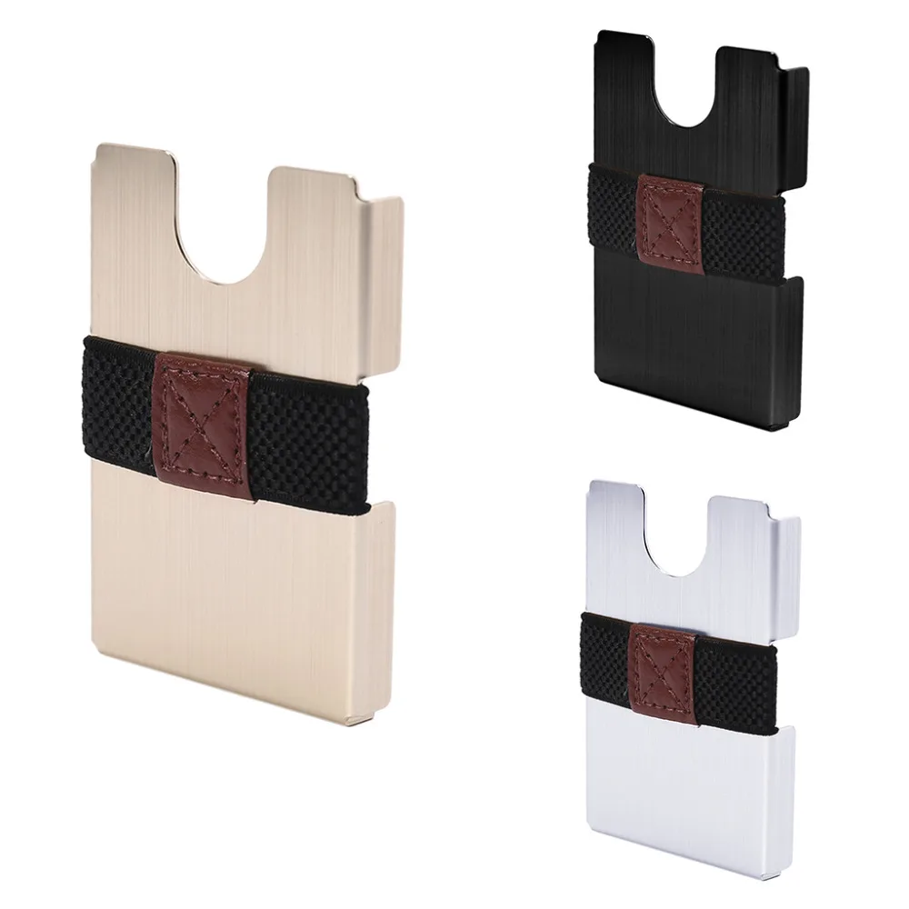 

THINKTHENDO Fashion Mini Aviation aluminum Business Credit Bank Card Holder Portable New