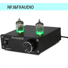 Nouveau FX-AUDIO TUBE-01 Bile Préampli Tube Amplificateur Préampli Tampon 6J1 Numérique HIFI Audio Préamplificateur Preamplificador DC12V 1A Puissance