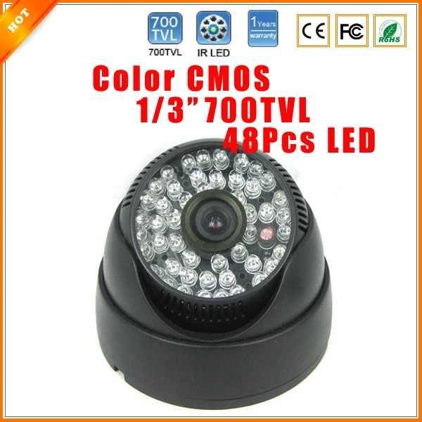 promotional product 1 4 quot cmos 700tvl infrared vision indoor dome security cctv in promotional product 1 4 quot cmos 700tvl infrared vision indoor dome security cctv in