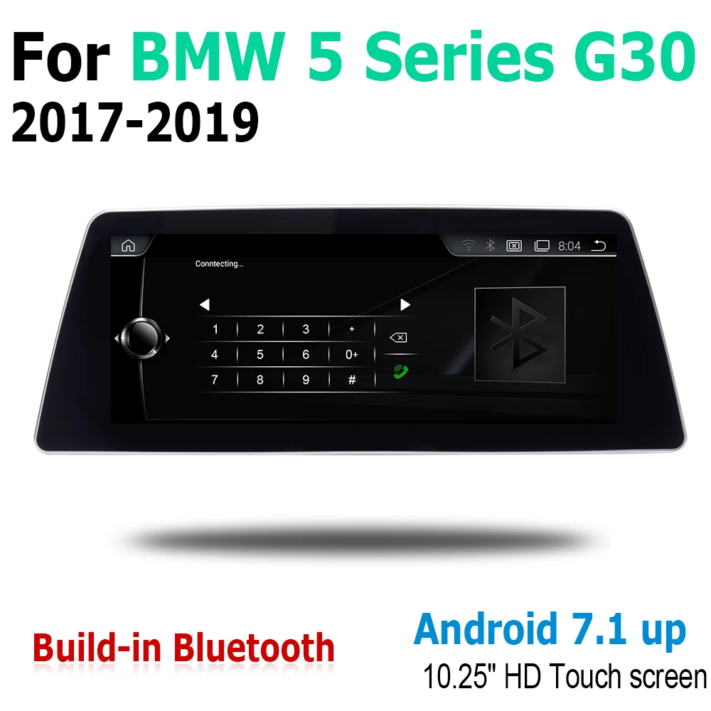Flash Deal Car Android Touch Screen Multimedia Player Stereo Display navigation GPS For BMW 5 Series G30 2018-2019 EVO Audio Radio Media 2