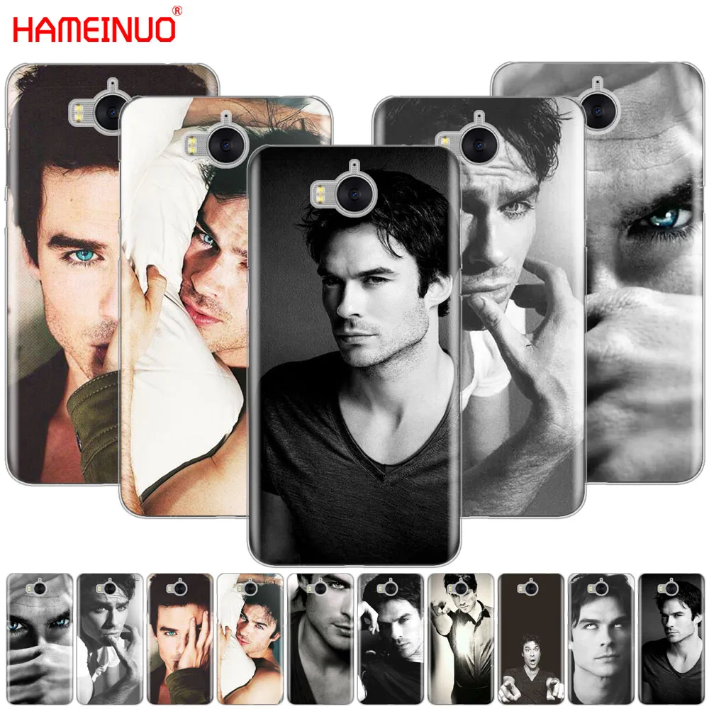 

HAMEINUO The Vampire Diaries Ian Somerhalder cell phone Cover Case for huawei honor 3C 4X 4C 5C 5X 6 7 Y3 Y6 Y5 2 II Y560 2017