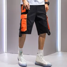 Мужские спортивные шорты, однотонные повседневные свободные спортивные штаны на пуговицах, шорты на шнурке, короткие мужские шорты, Pantalones Cortos Hombre