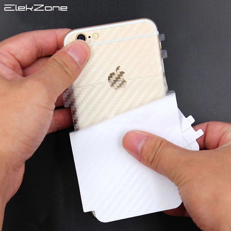 

5Pcs/lot For iPhone 6 7 8 Plus 5 X SE 3D Carbon Fiber Rear Screen Protector For iPhone X xs MAX xr Back Cover Protective Film