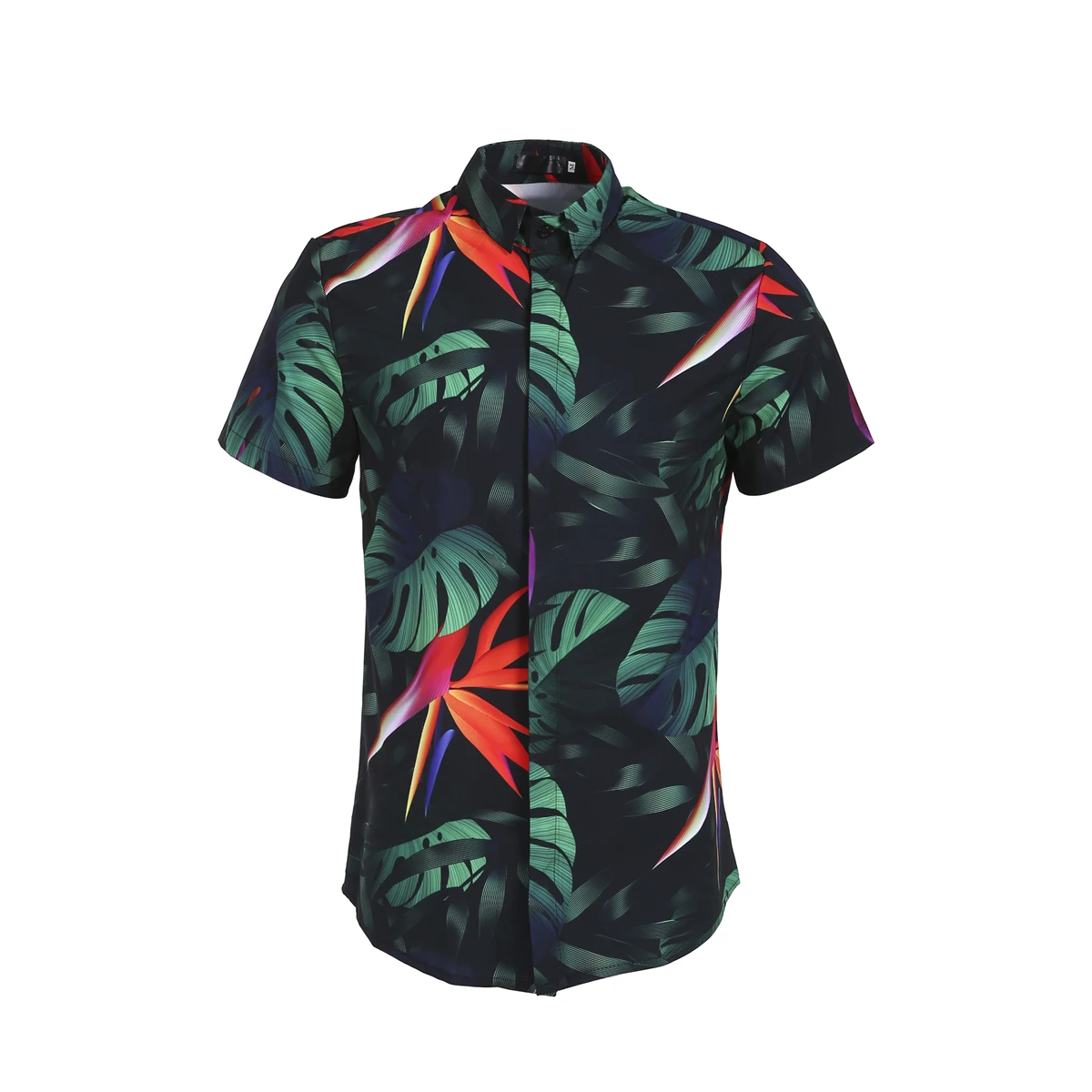

Men Hawian Summer 2019 New Flower Shirt Beach Holiday Fancy Top