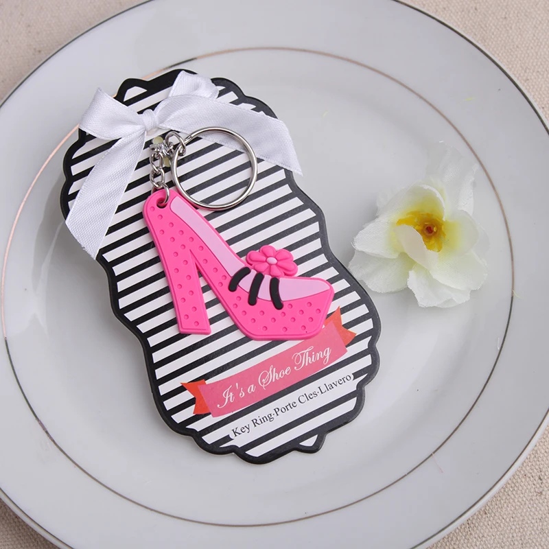wedding favor gift High Heel Shoe Keychain bridal shower