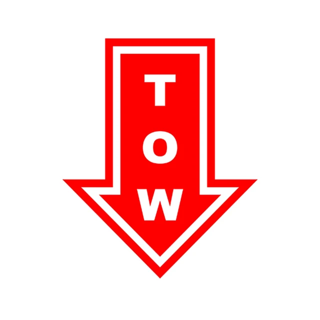 Buy Tow Hook Arrow Vinyl Decal Car Sticker JDM Race