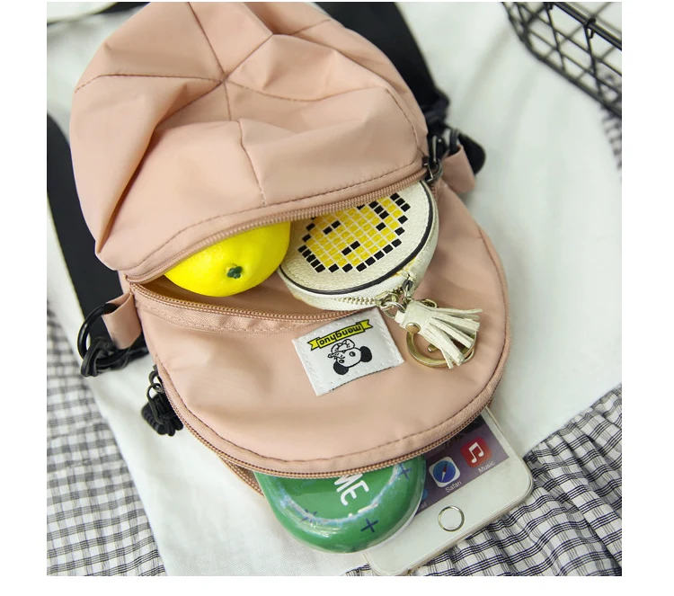 Menghuo New Hot Model Hat Shape Women Nylon Crossbody Bag Cute Handbags Shoulder Bags Creative Lady Messenger Cross body Bags00_38