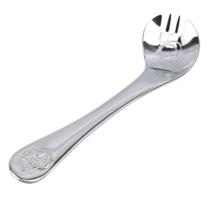 High Quality Children Spoon Baby Feeding Spoon Stainless Steel Kids Eating Utensils Toddler Baby Flatware Accessories