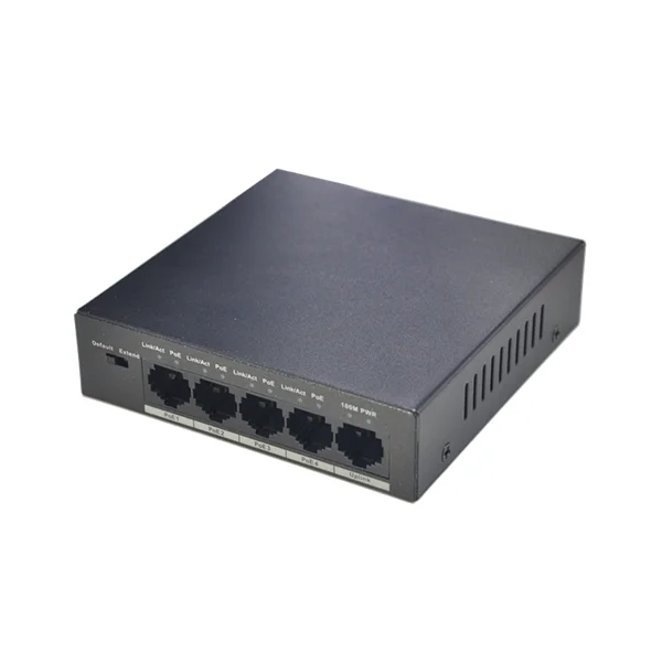 Dahua POE переключатели DH-PFS3005-4P-58 4 порта Ethernet выключатель питания 250 м Мощность расстояние передачи для безопасности CCTV IP системы