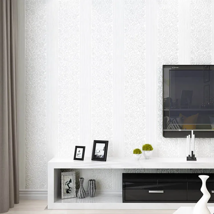 Self-adhesive 3D stereo wall stickers imitation leather stripes soft package wallpaper bedroom living room TV background thick w