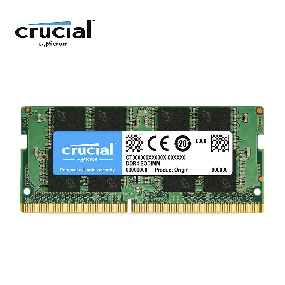Acheter Crucial DDR4 RAM 8 gb 4 gb 16g ORDINATEUR PORTABLE 2400 mhz 2666 mhz 2133 mhz 1.2 v CL17 Mémoire so dimm ddr4 Pour ordinateur portable