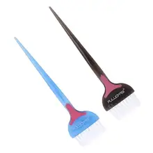 2 шт расческа для окрашивания волос Расческа для ухода за волосами Расческа для лечения горячим маслом для салона или дома(синий, черный